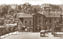Bahnhof um 1888